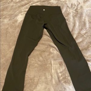 Lululemon Wunder high rise crop leggings